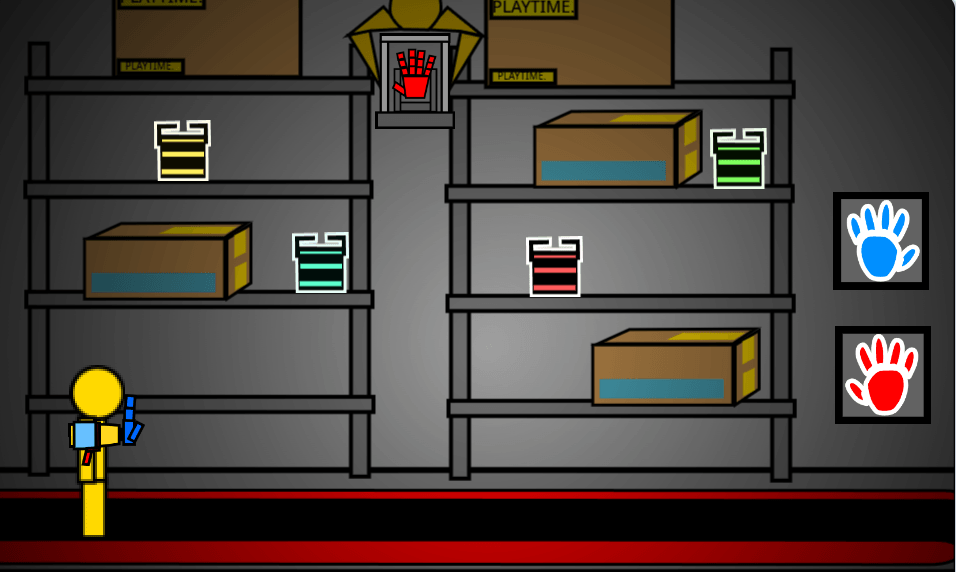 Poppy Playtime 2D toy factory challenge